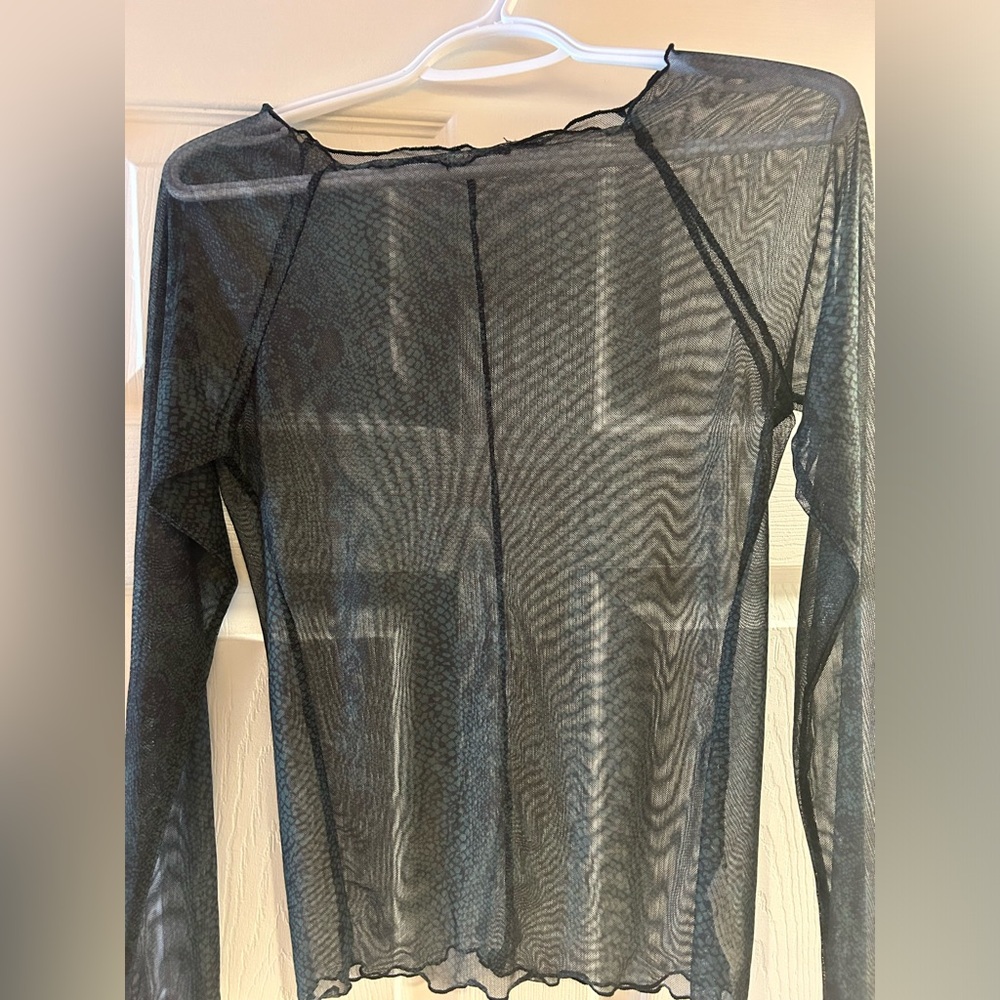 Free People mesh long sleeve ✨